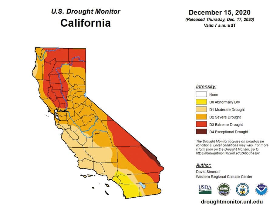 Southern California Experiences la Niña-Related Dry Spell
