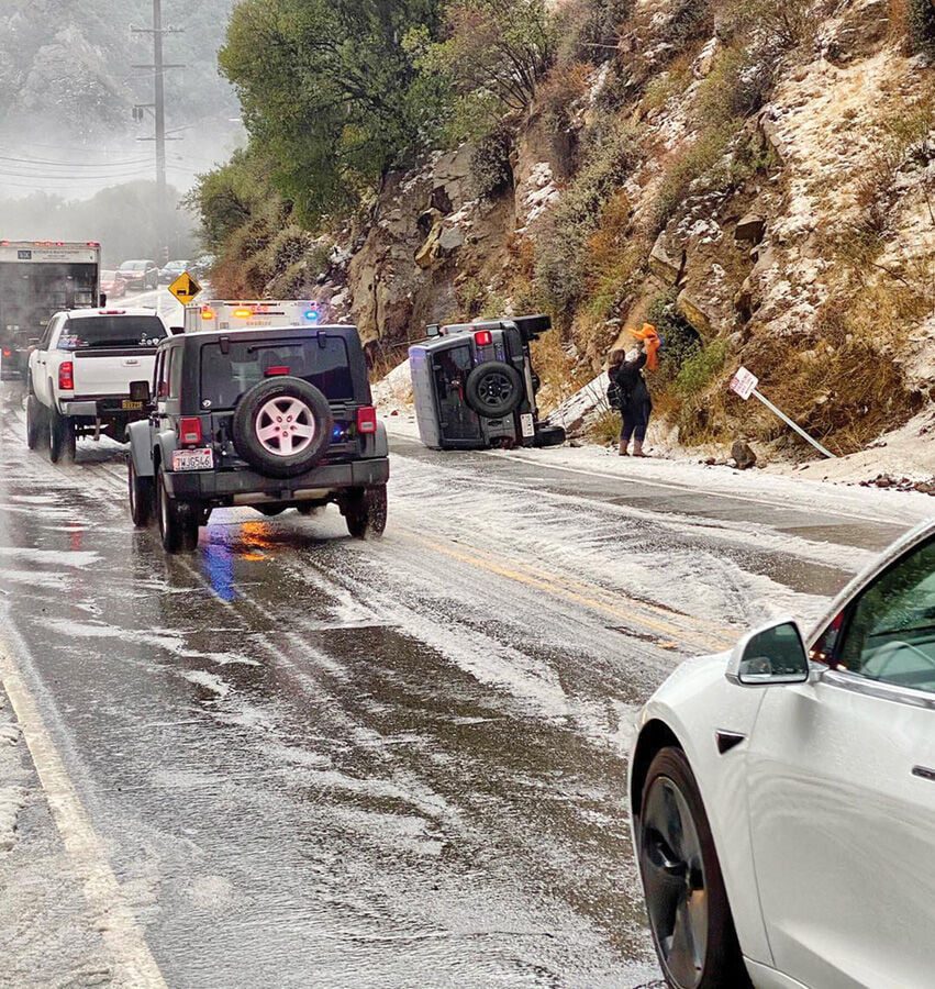 Snow in Malibu? No, Sorry