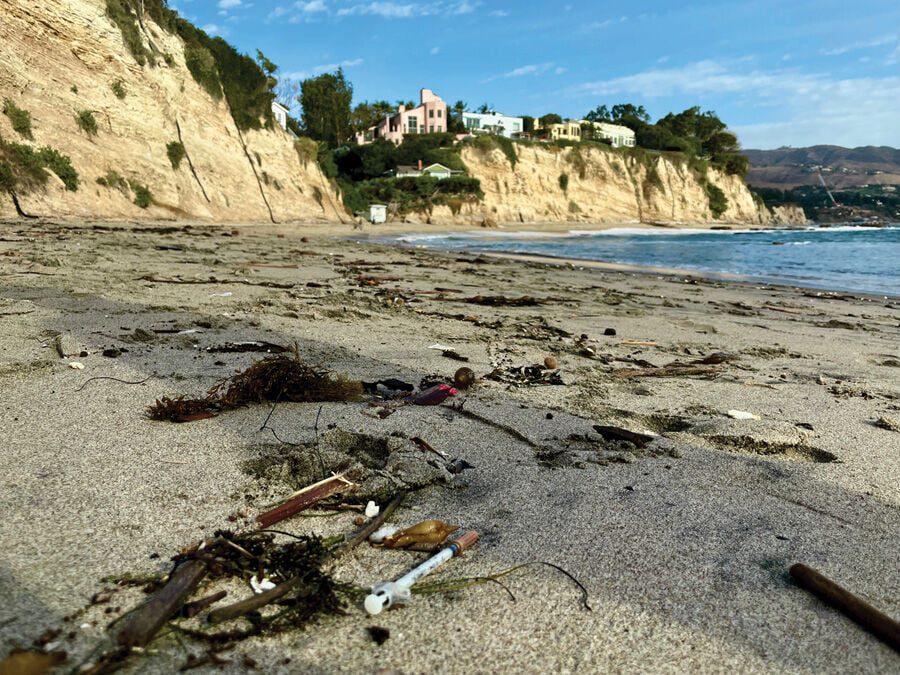 Residents Report Unprecedented Amount of Trash Washing up on Malibu Beaches