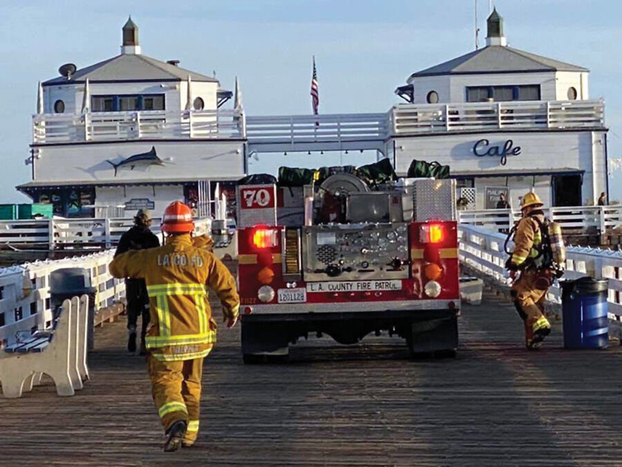 Small Fire Under Malibu Pier Restaurant Mars Valentine’s Day