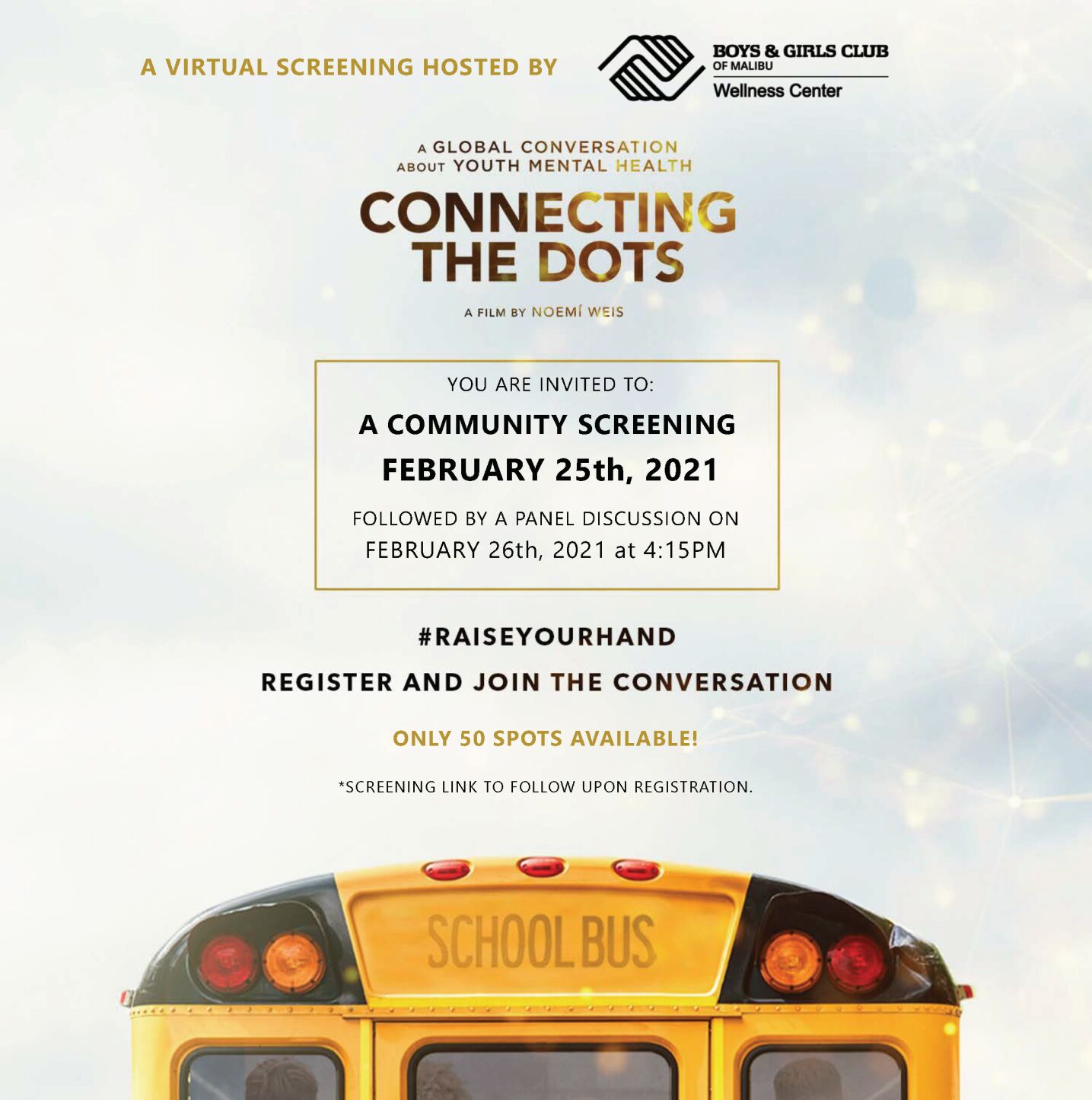 Free Virtual Screening Hosted by BGCM Wellness Center