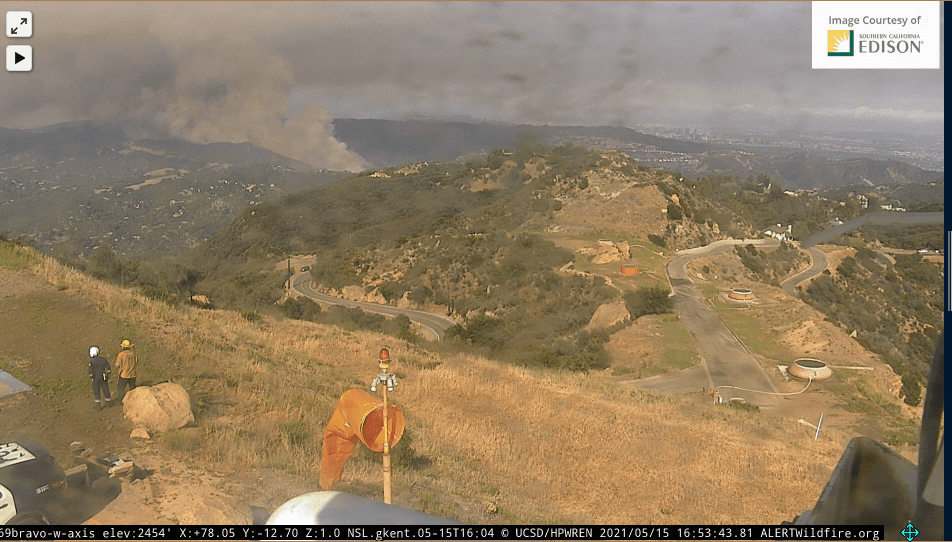 Late Night Arson Blooms Into Major Brushfire East Of Topanga Village, No Threat To Malibu Now
