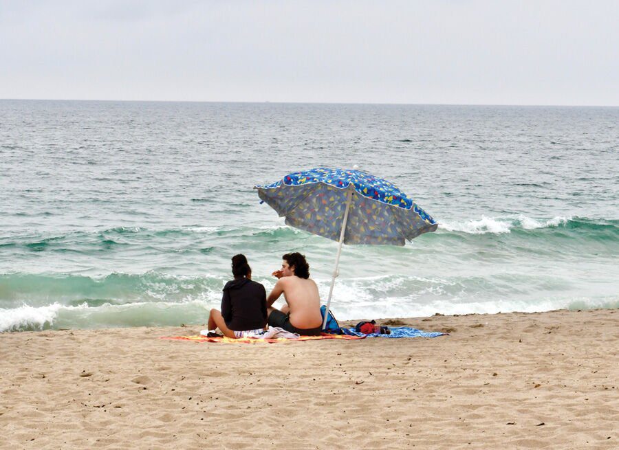 Peace Reigns in Malibu During Cloudy Holiday Weekend