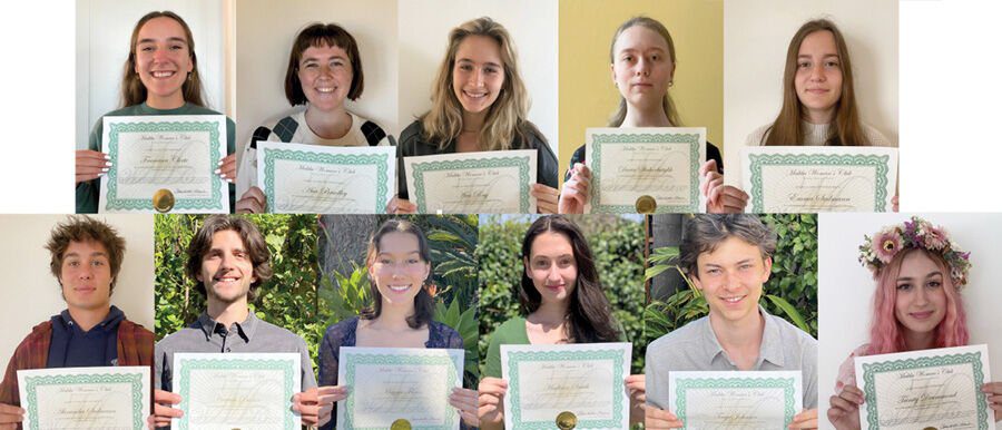 Malibu Woman's Club Recognizes 11 Outstanding Seniors
