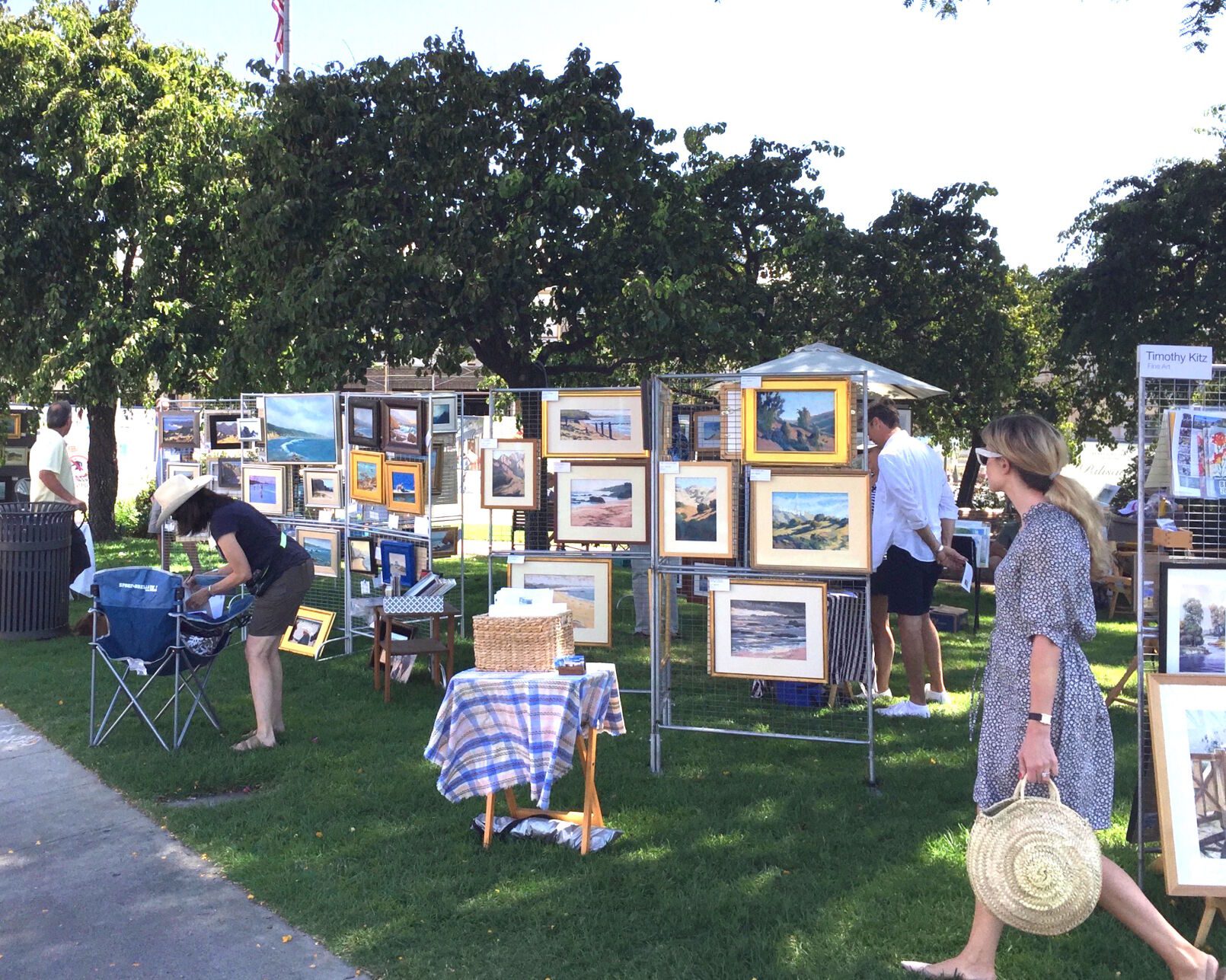 Allied Artists of the Santa Monica Mountains Palisades Village Green Art Show