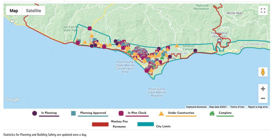 Woolsey Fire Rebuilds Going Slowly...
