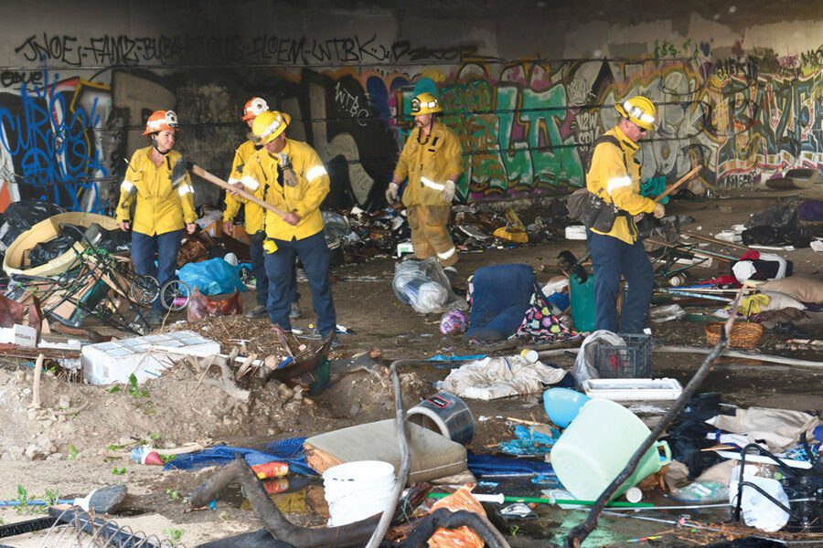 Homeless Fires Spark Concern