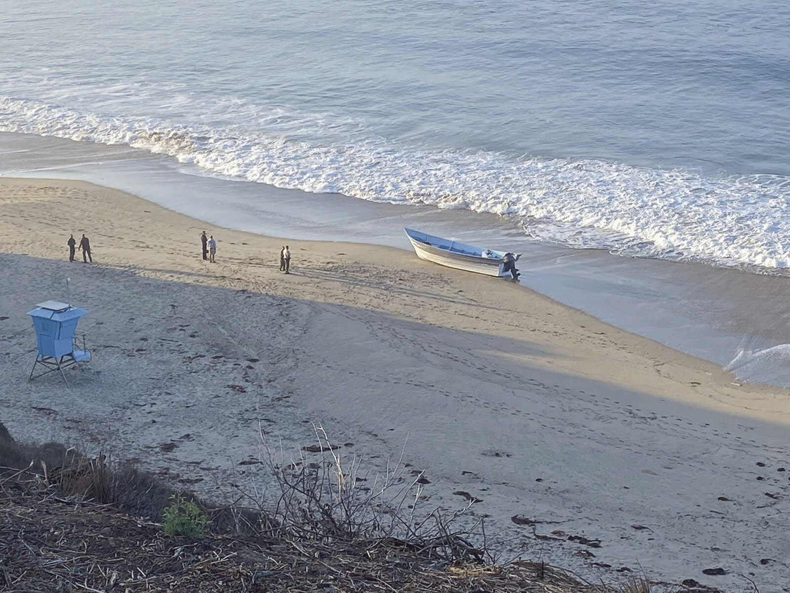Panga Boat Washes Up at Leo Carrillo