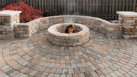 Outdoor fireplaces extend entertaining into fall and beyond