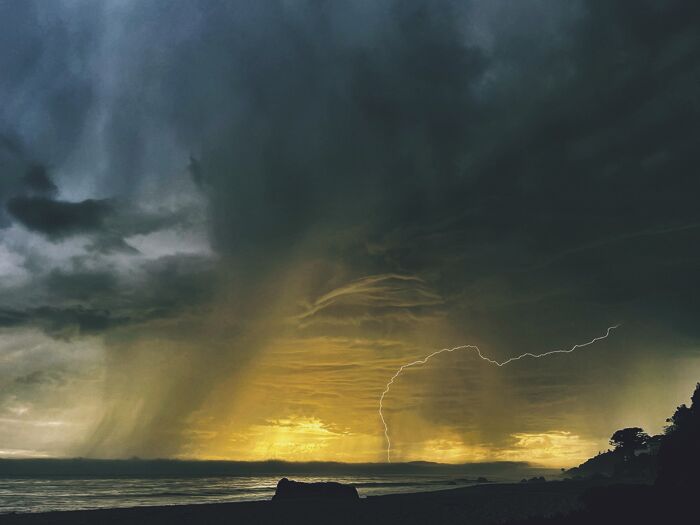 Fire and Rain Across Socal on Monday Night