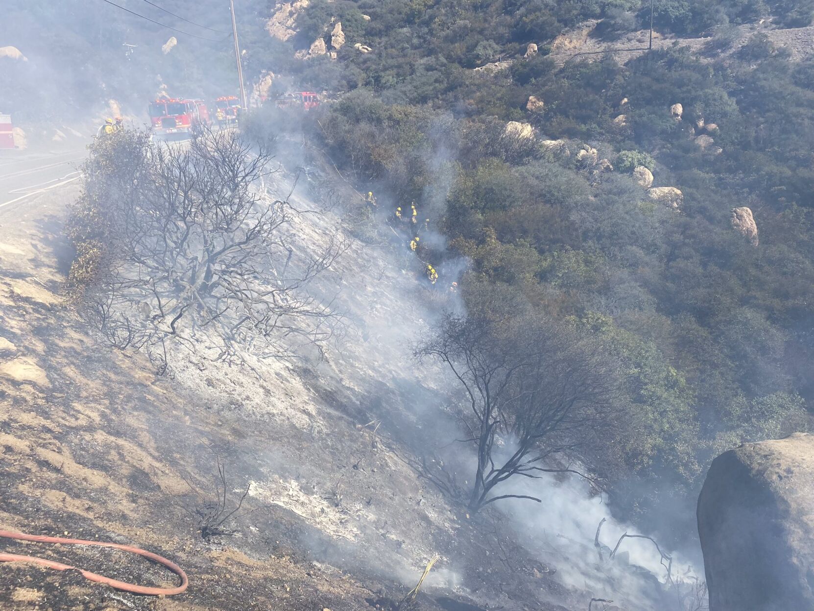 Updated: One Injured Fighting Small Blaze Off Piuma Road
