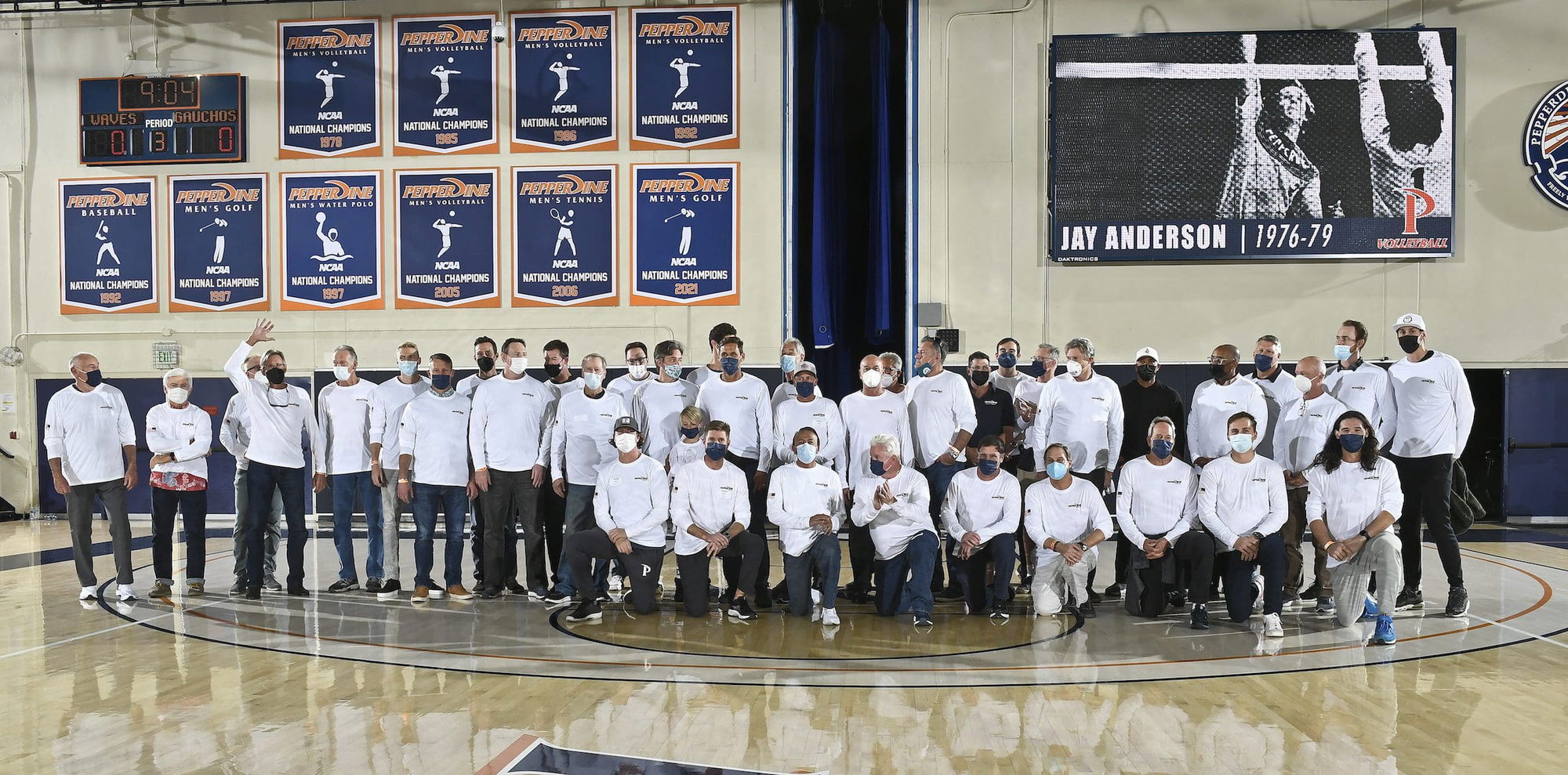 Pepperdine Men's Volleyball Honored 1992 Title Team at Alumni Night