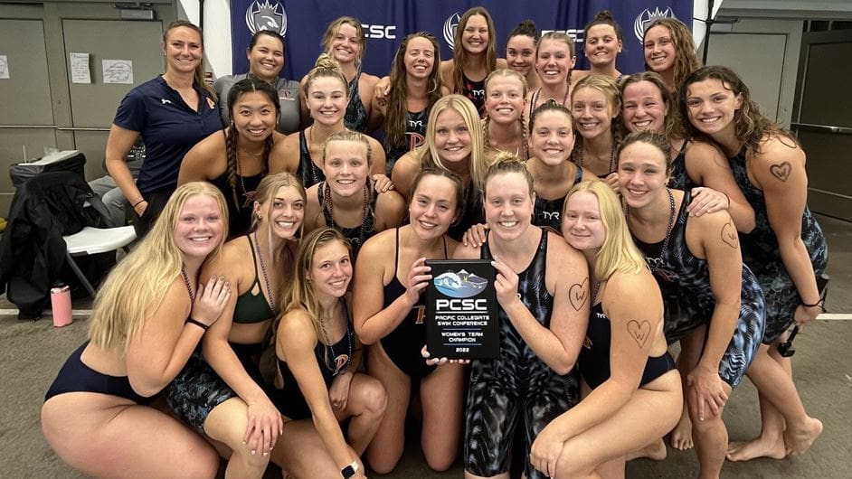Pepperdine Women's Swim and Dive Squad Wins PCS Crown