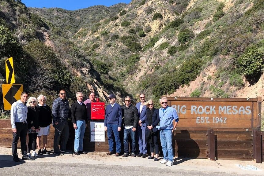 First beacon box installed in Malibu