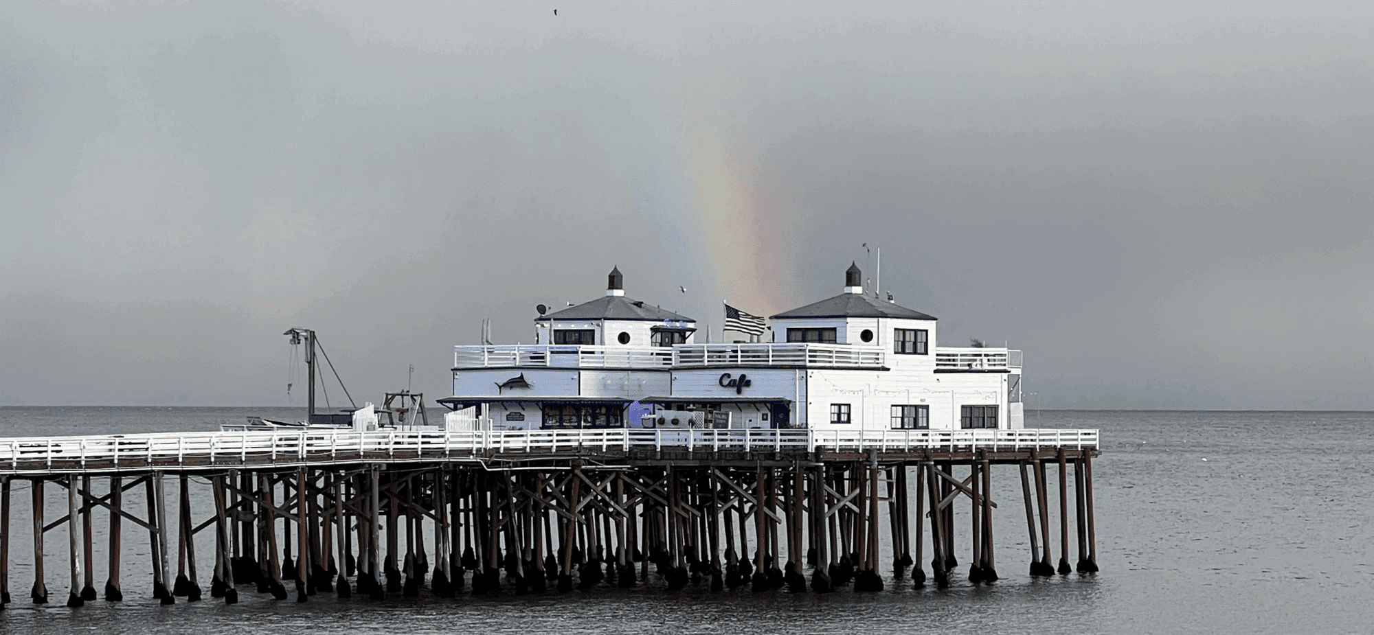 Malibu Best Shot: Rainbow over the Pier