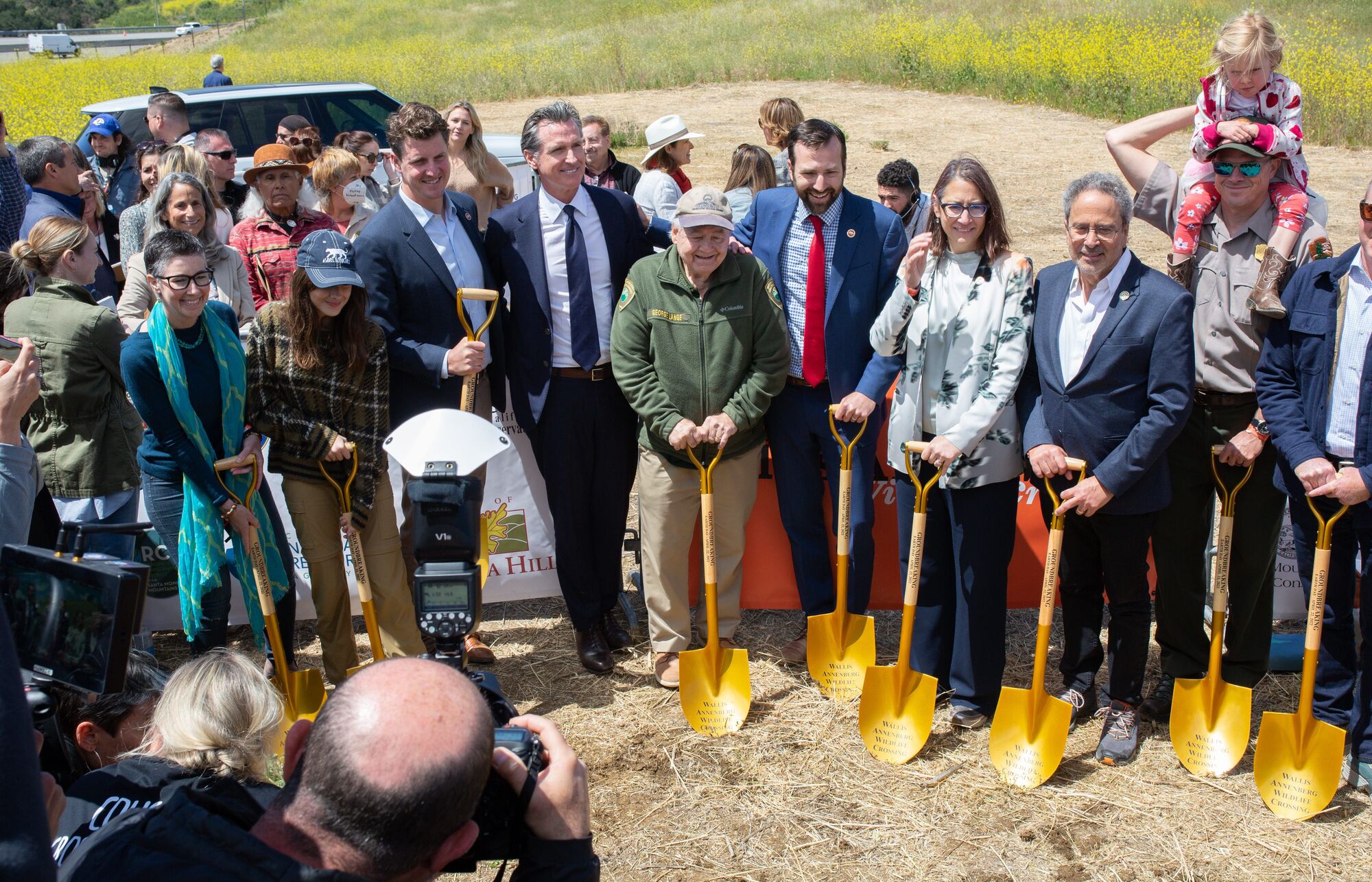 Earth Day Groundbreaking for world's largest wildlife crossing