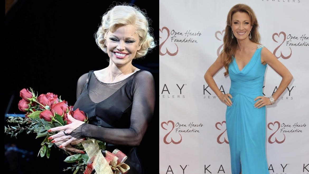 Malibu's Pamela Anderson makes stage debut; Jane Seymour gives it her all, heart and soul.