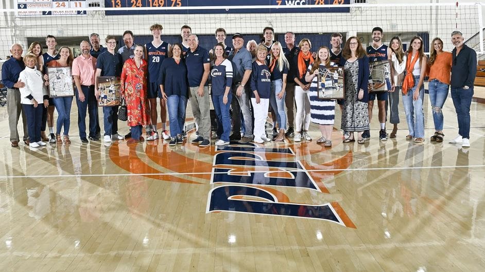 Waves Men's Volleyball Record Senior Night Victory