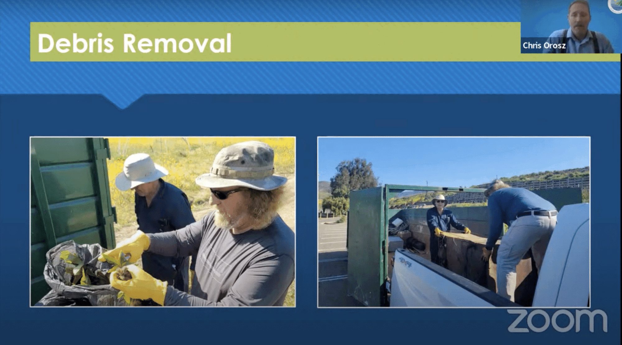 Goldfarb appointed back to Parks and Recreation panel; department provides update on debris removal from local parks