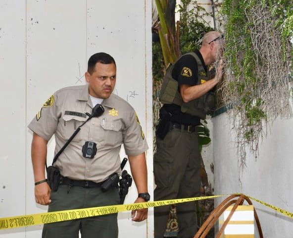Point Dume gas station clerk shot; suspect abandons vehicle and is still at large