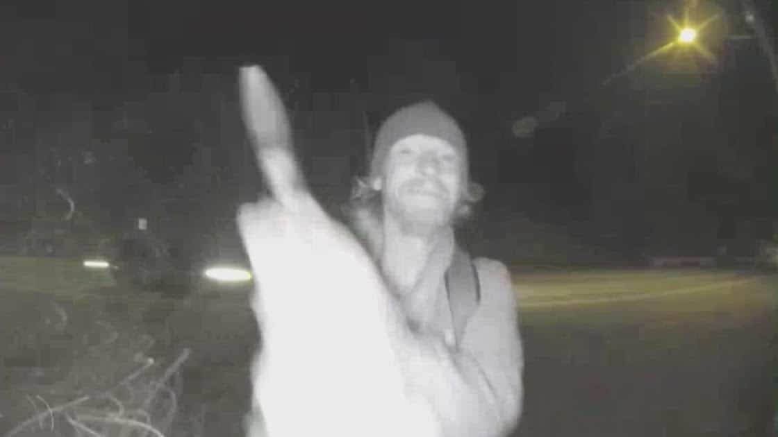 Man vandalizes homes with a pickaxe