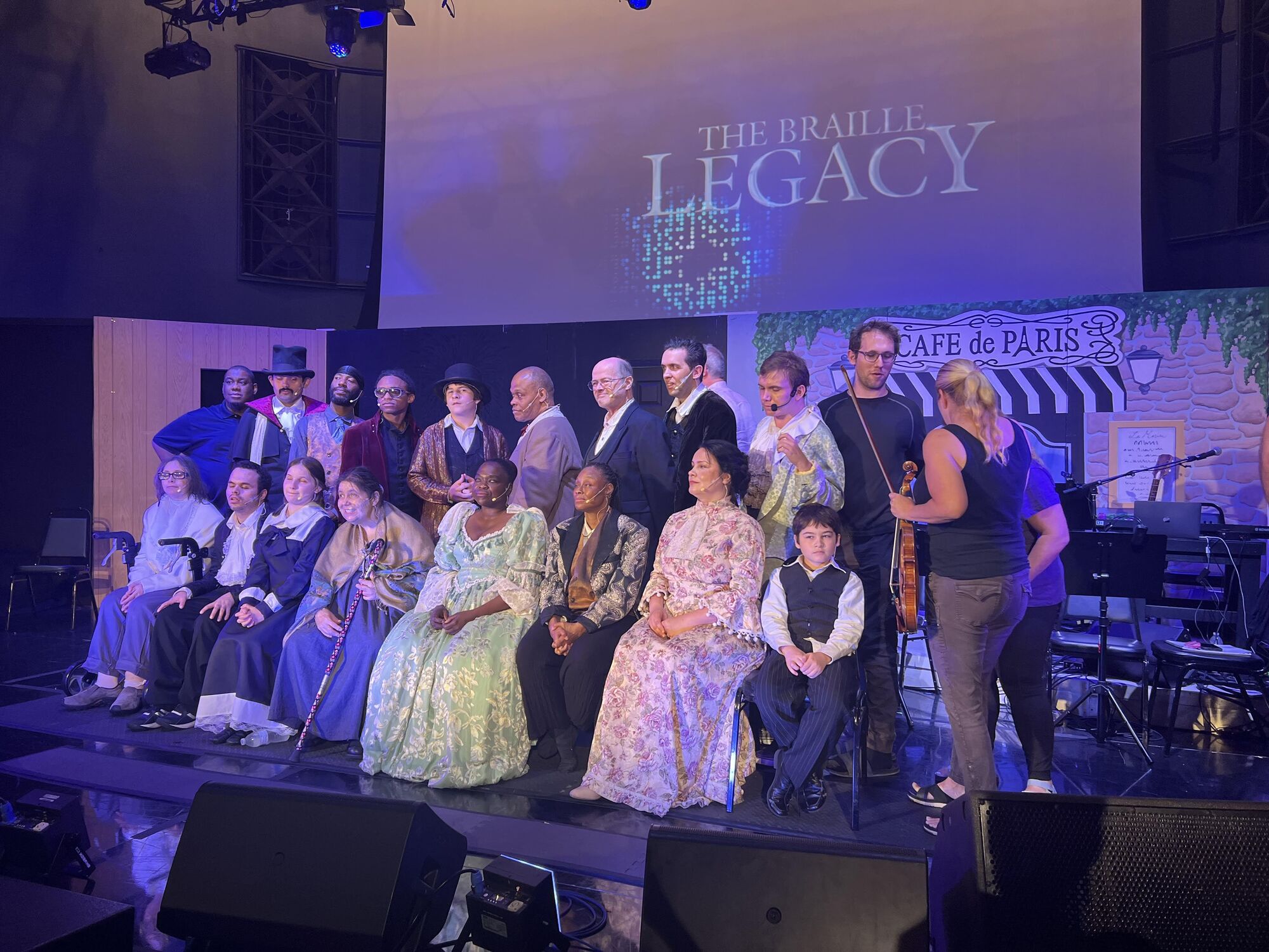 Malibu's Rex Lewis-Clack wows audience as lead musician in 'The Braille Legacy'