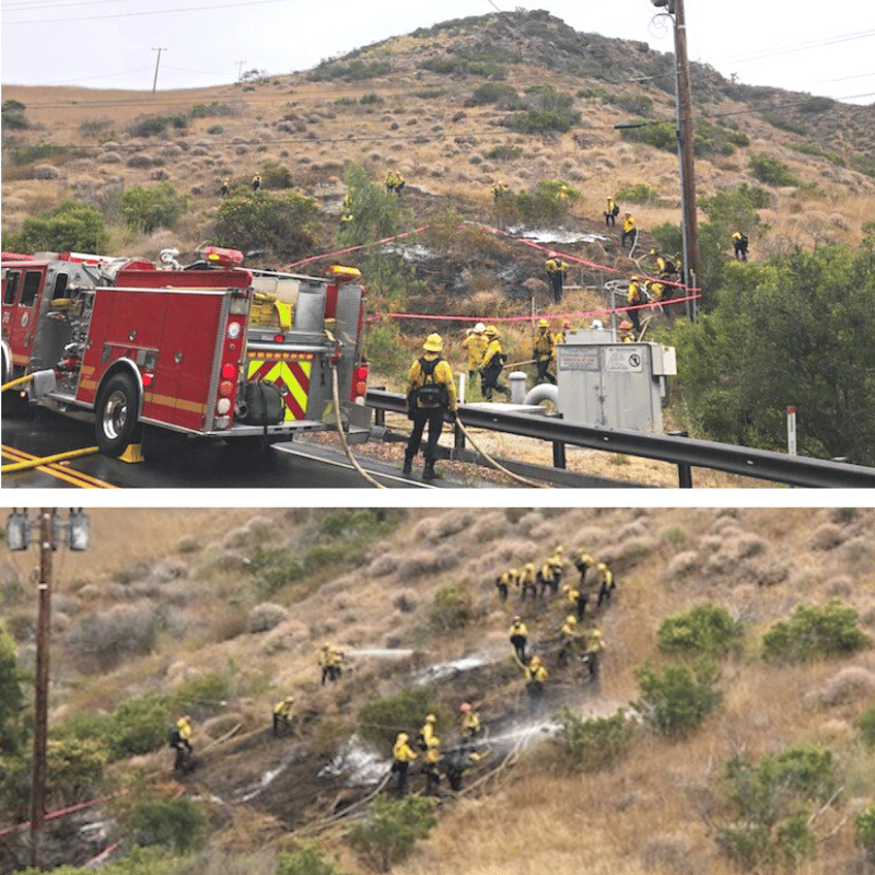 Cause of Wednesday's brush fire on Latigo Canyon was undetermined