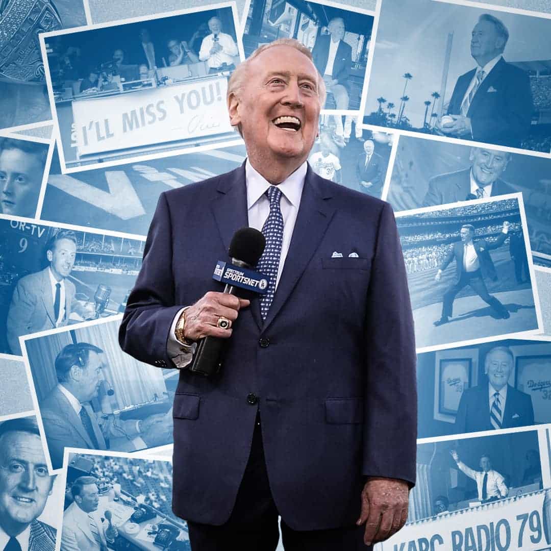 The city says goodbye to 'the voice' Vin Scully
