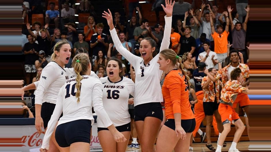 Waves women's volleyball players earn WCC recognition