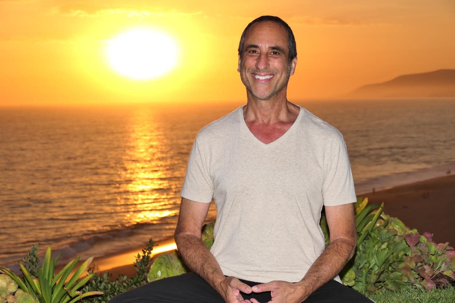 Mindfulness meditation in Malibu