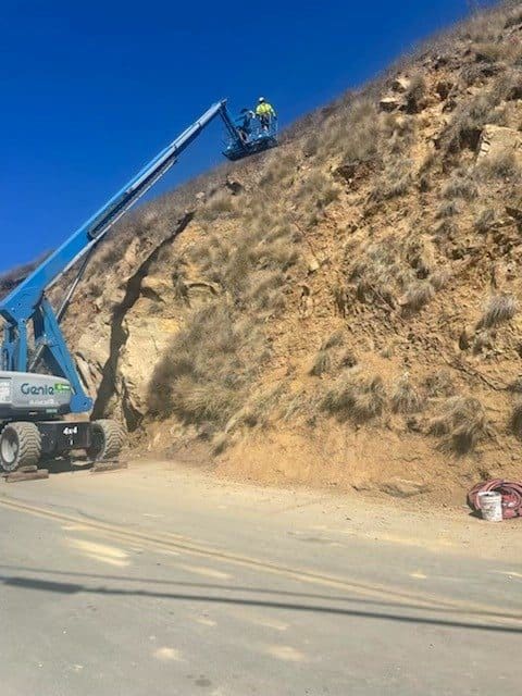 Decker Road to be closed until Friday, Oct. 28 while Caltrans work to prevent future rockslides