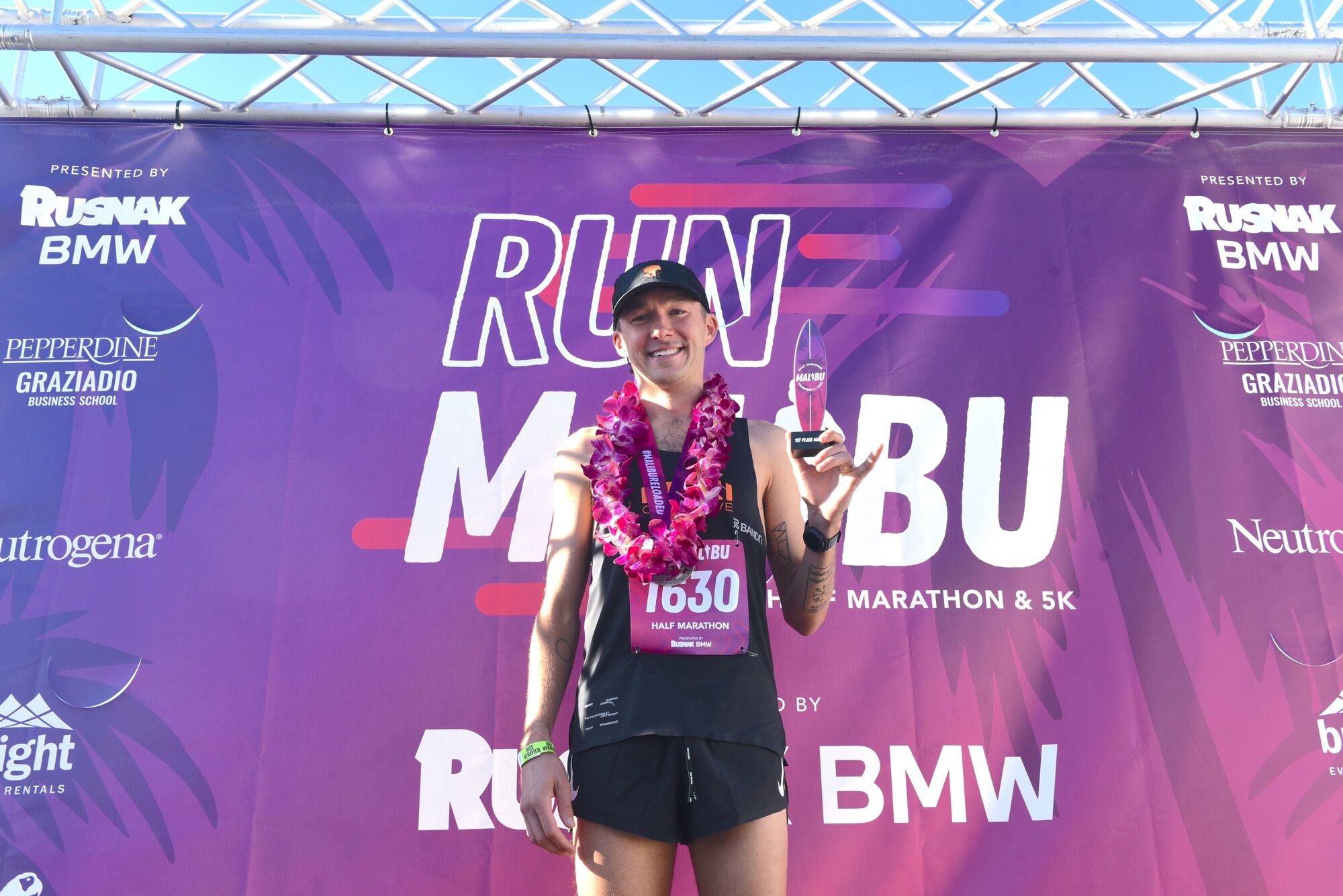 Sunny skies over the Malibu Half Marathon
