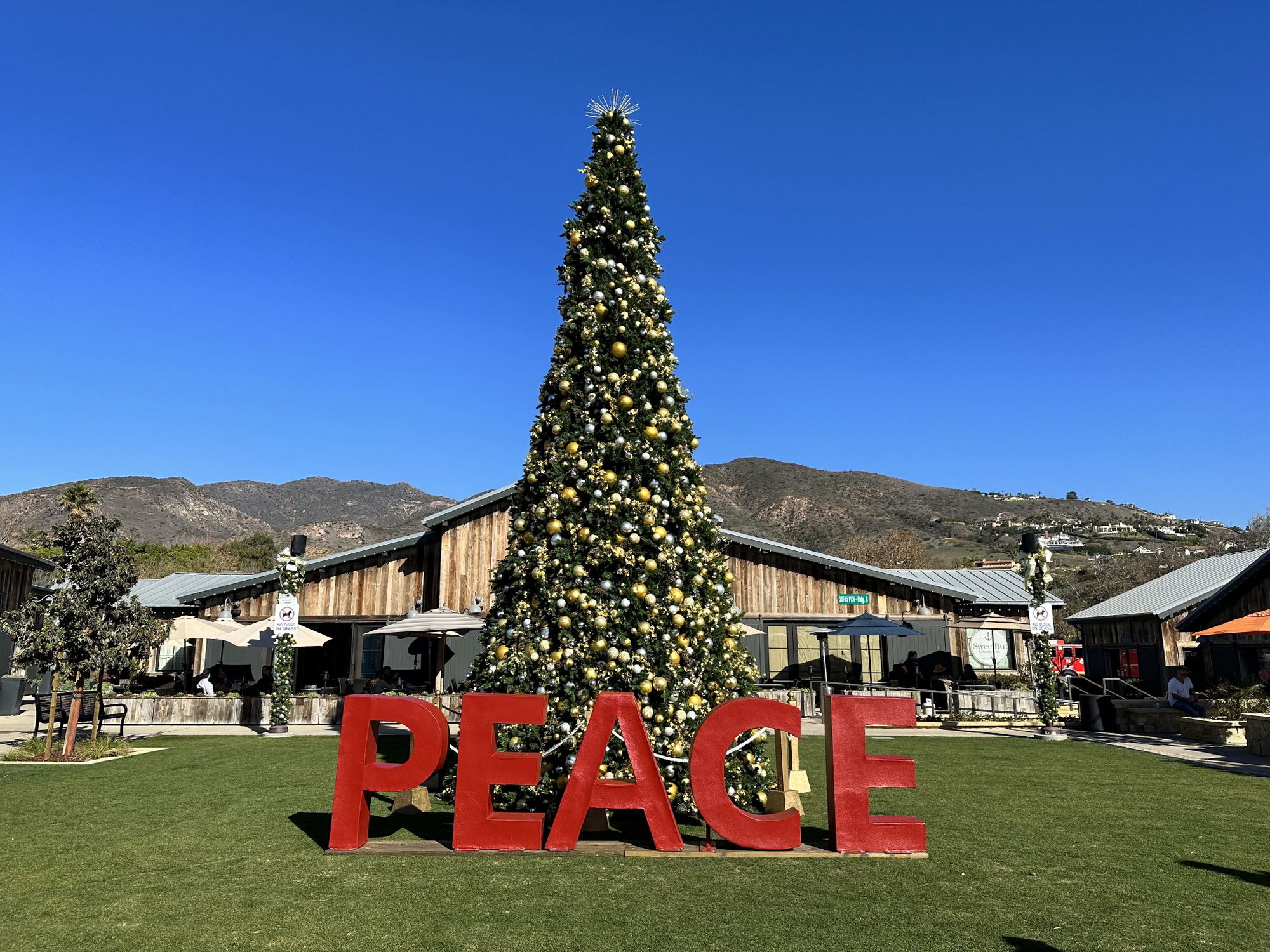 Shoppers supporting businesses in Malibu for the holiday season