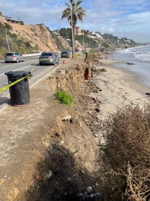 Erosion appears to be worsening on PCH