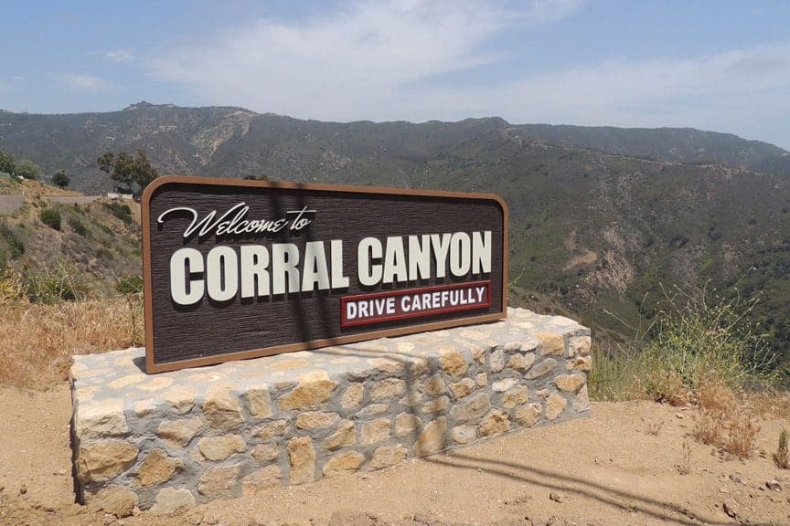Huge Malibu sign gone missing