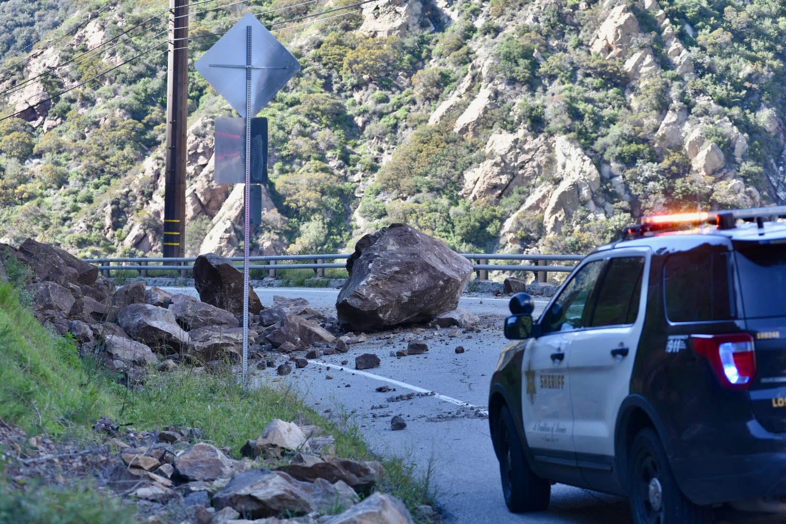 UPDATE: Malibu Canyon has reopened following Wednesday’s rockslide