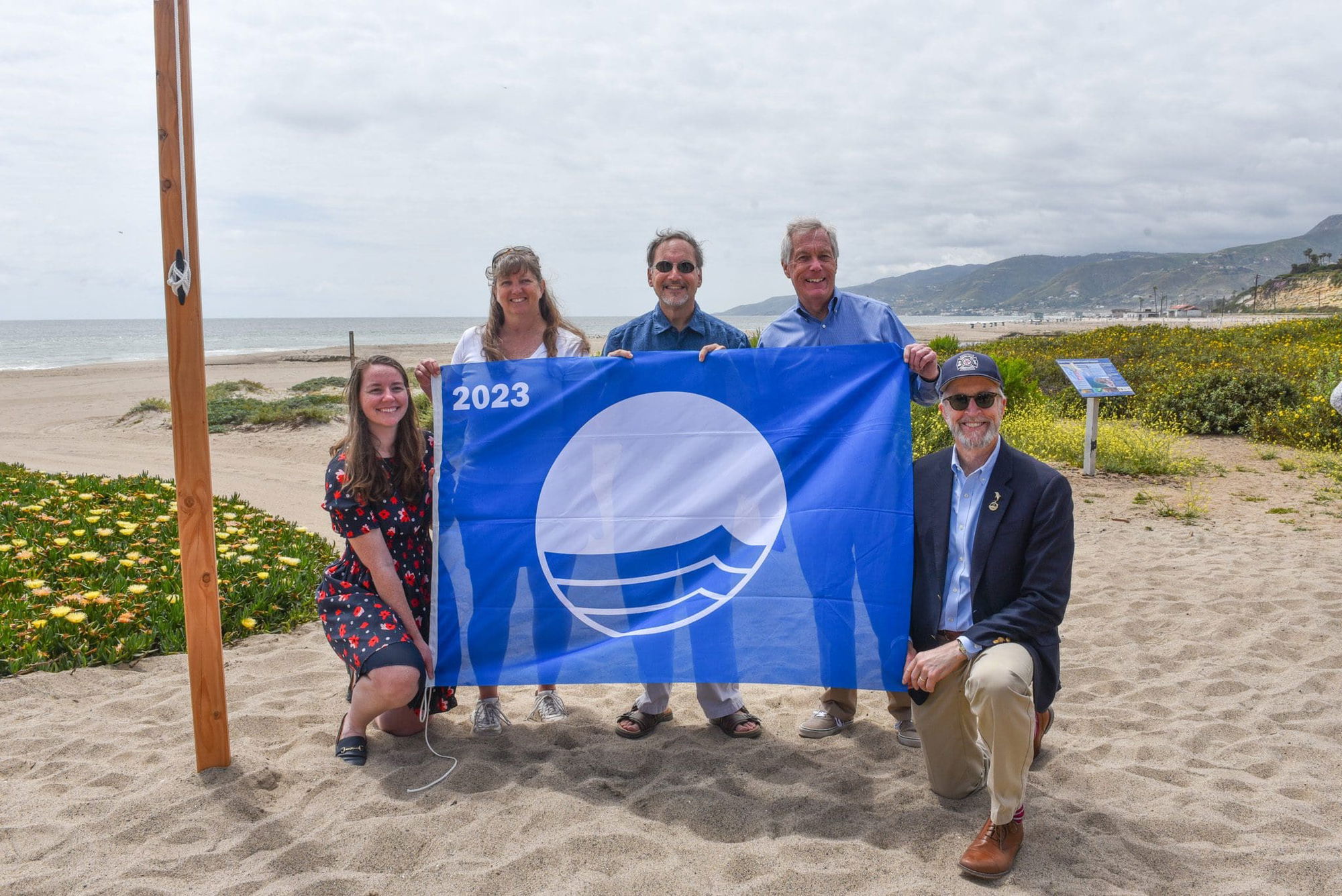 Westward Beach receives first international Blue Flag eco-award in the West Coast
