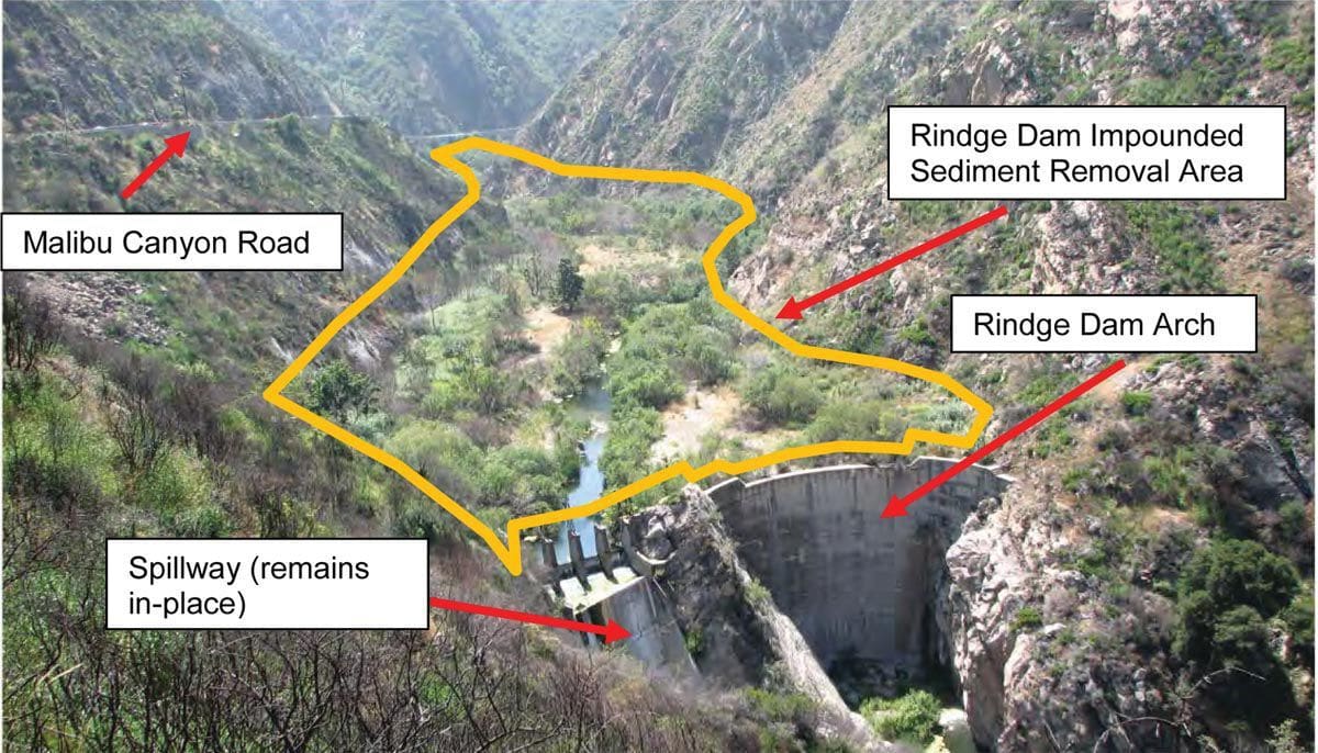 Rindge Dam removal advances to pre-construction, engineering, and design phase