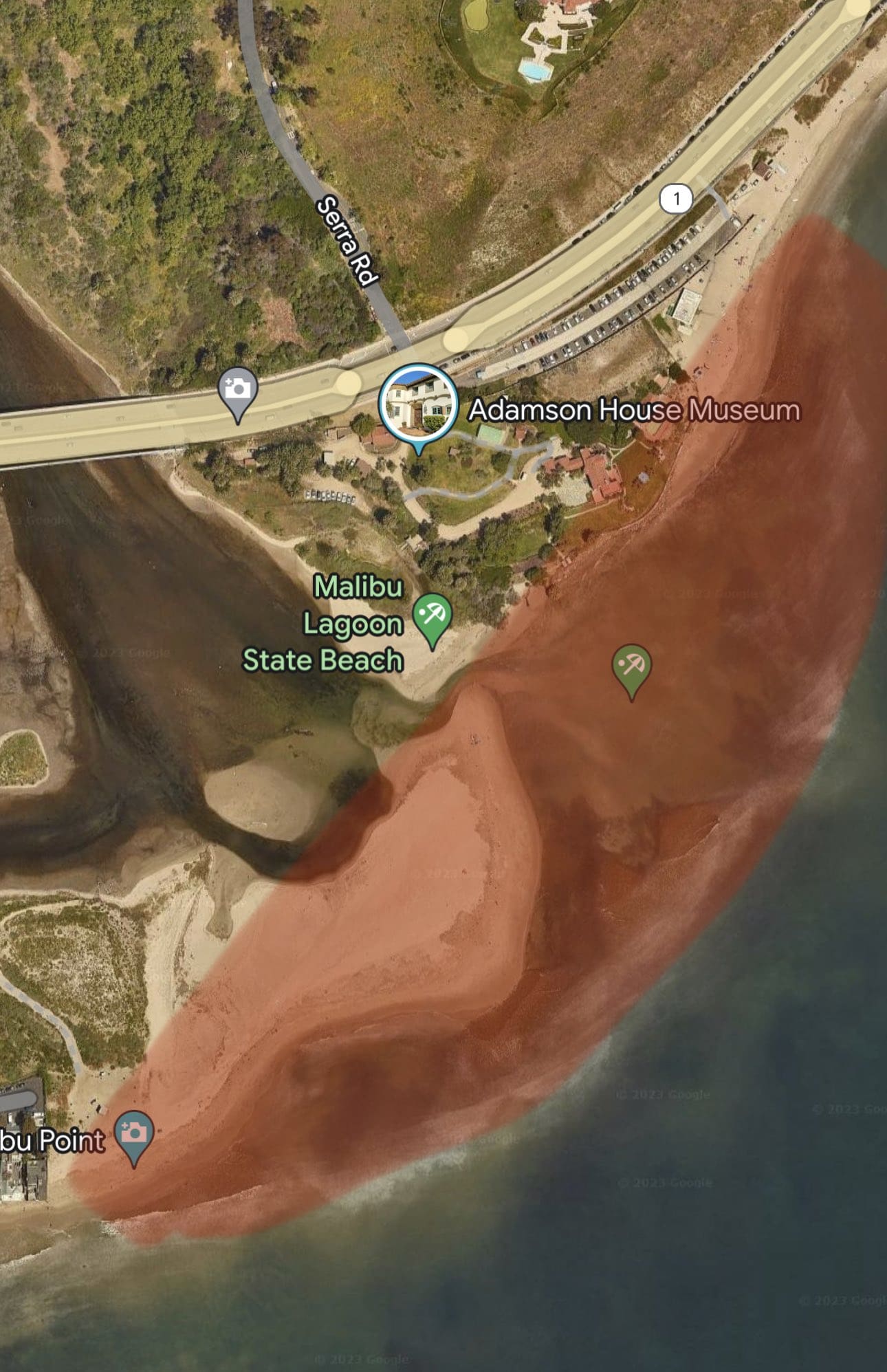 BREAKING: Malibu Lagoon and surrounding beaches closed due to a six thousand gallon spillage of untreated sewage