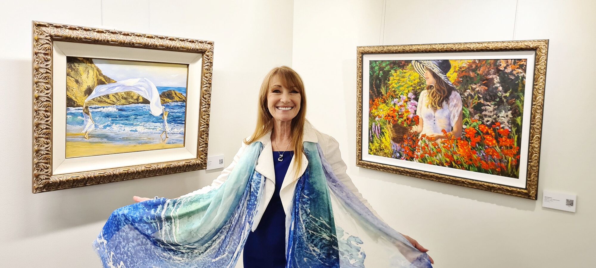 Public art exhibit ‘Expressions’ by Jane Seymour opens at Malibu City Hall