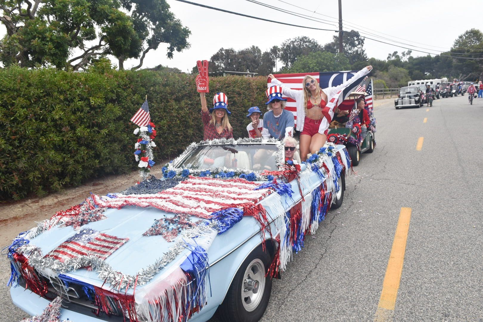 Calendar for the week of 4th of July