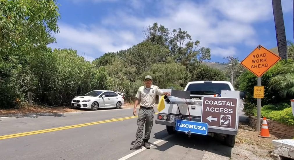 MRCA states City of Malibu removed Lechuza Beach Coastal Access signs