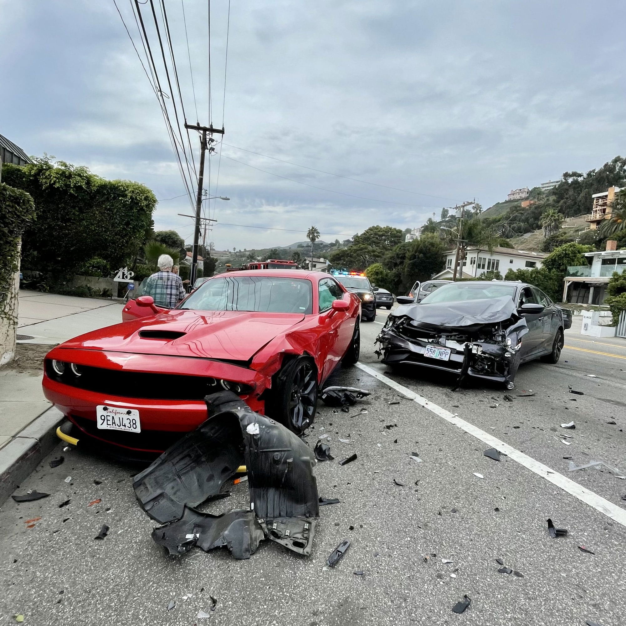 Three vehicle collision on PCH near La Costa Beach Club; expect delays