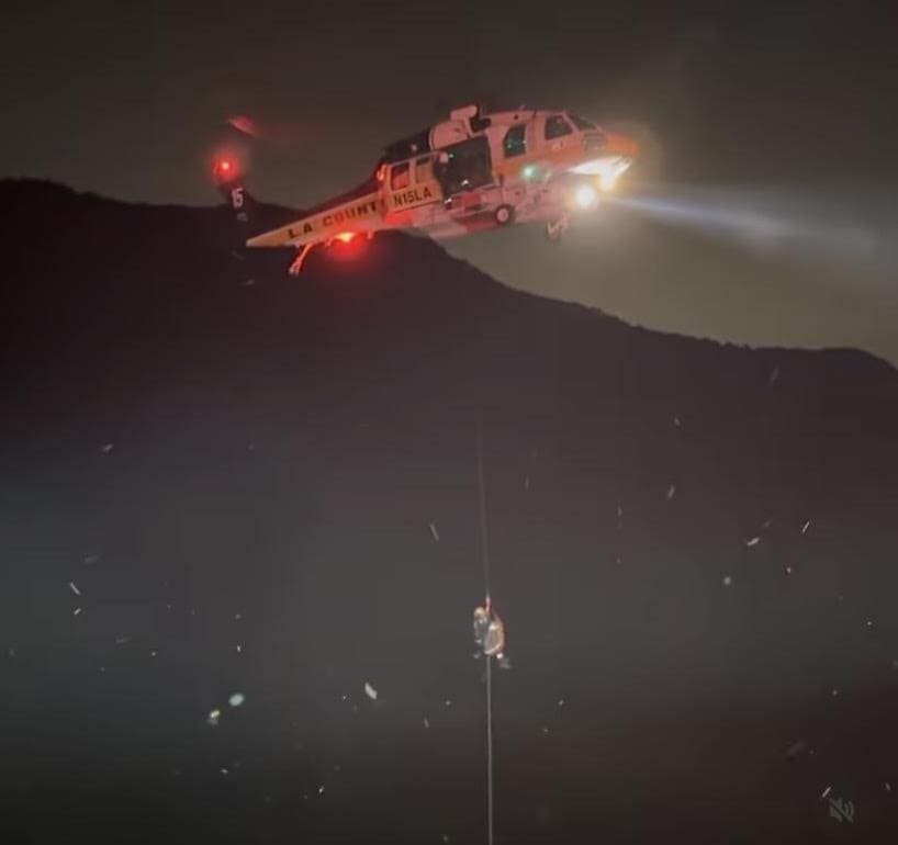 Two occupants rescued by Malibu Search and Rescue early Friday morning
