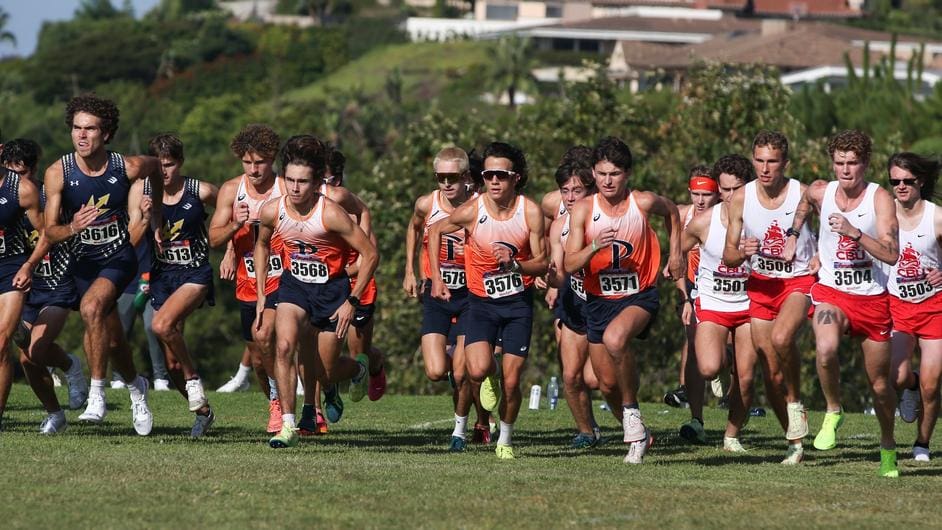 Waves cross country teams run in Waves Invitational