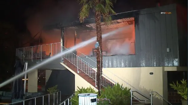 The California Yacht Club, a piece of maritime history, is destroyed by fire