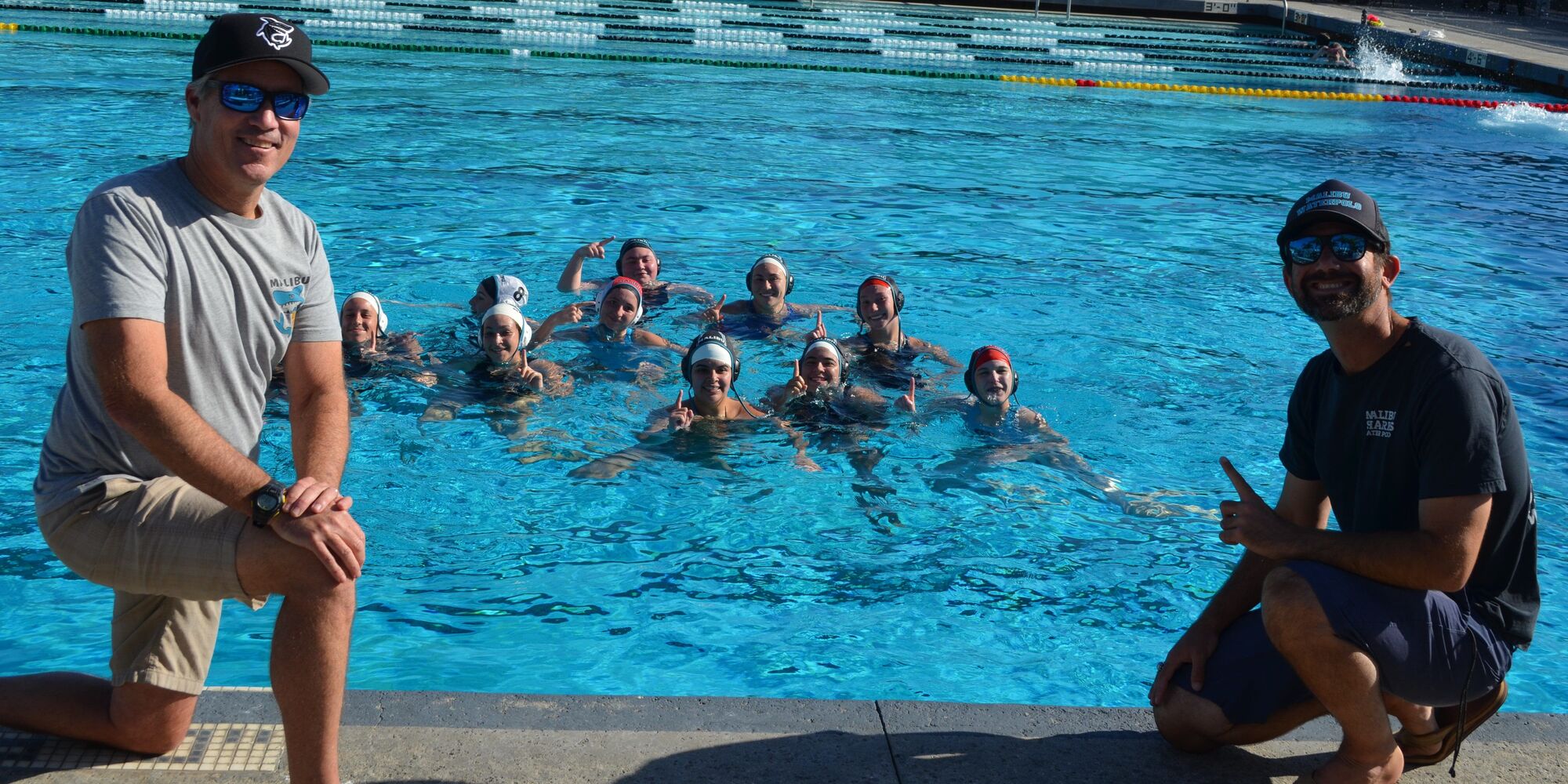 Alumni, current Sharks compete during Malibu High water polo alumni game
