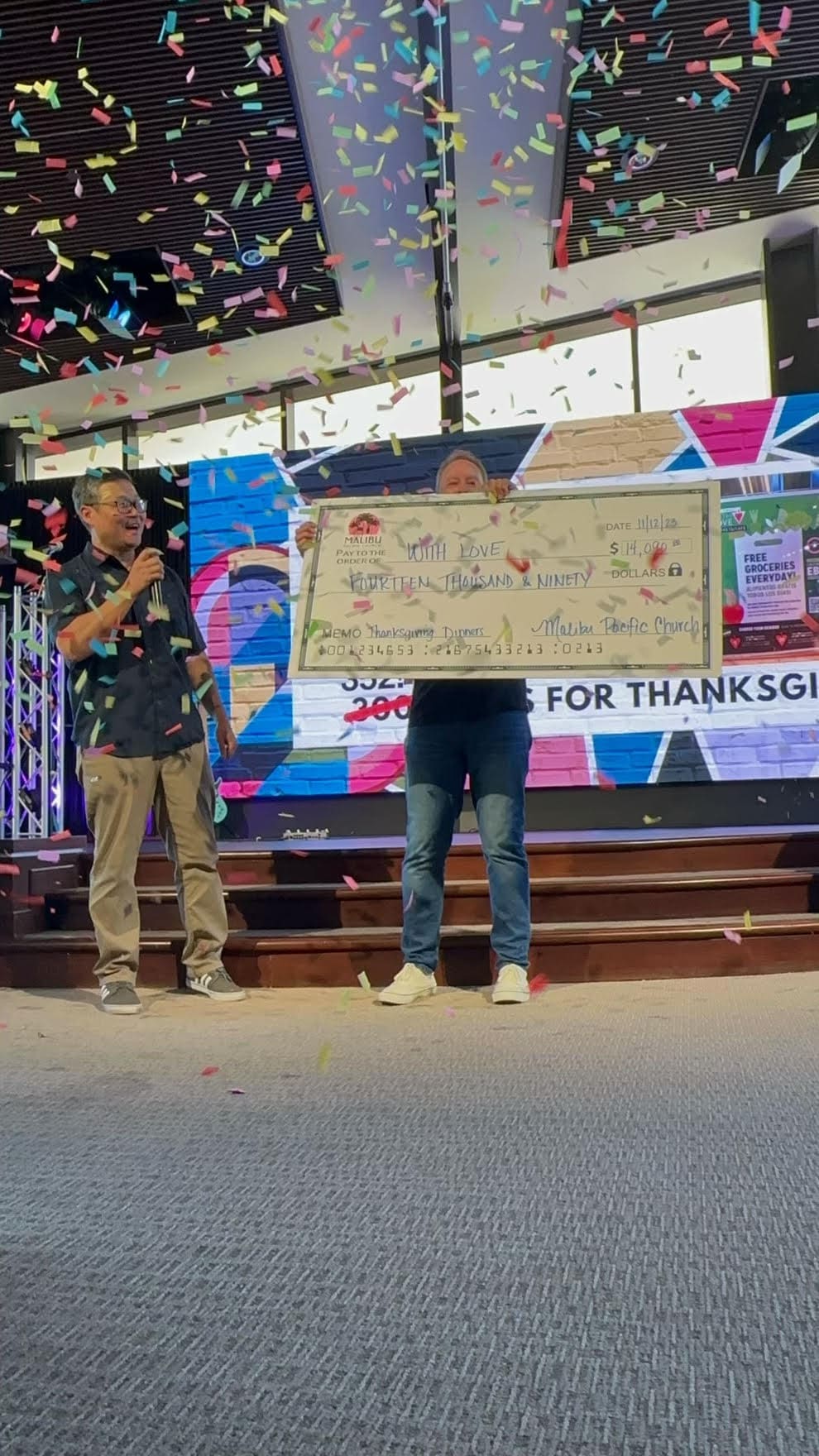 Serving spirit in Malibu