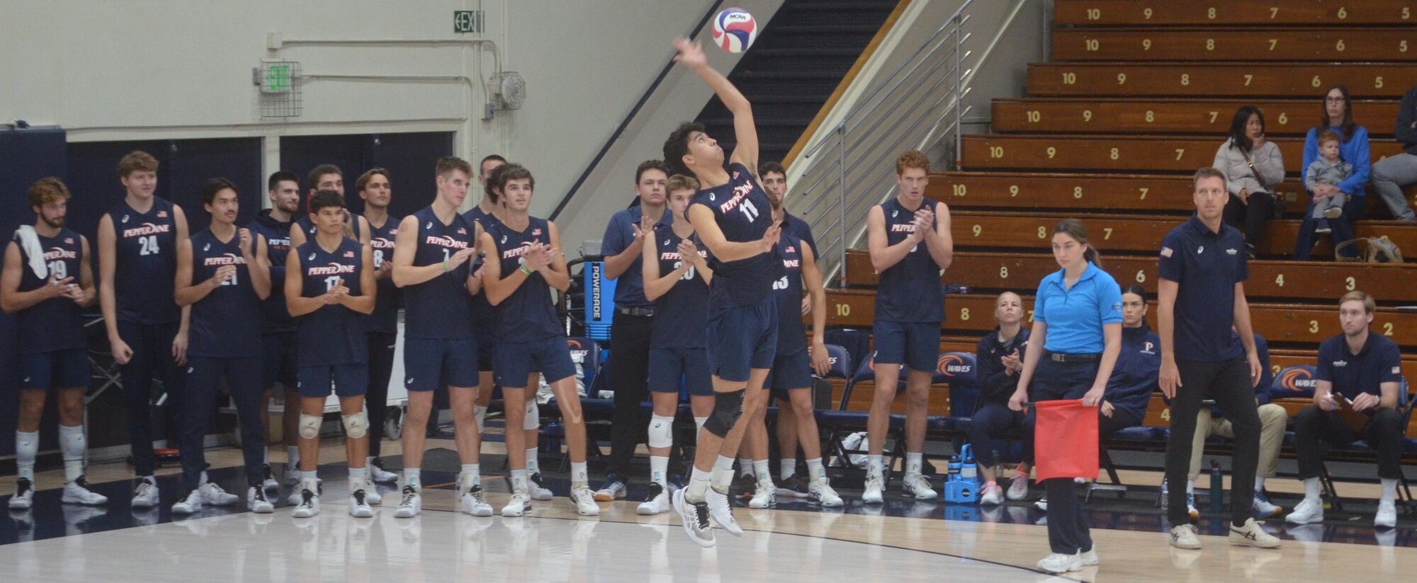 Waves men’s volleyball notches wins to begin season