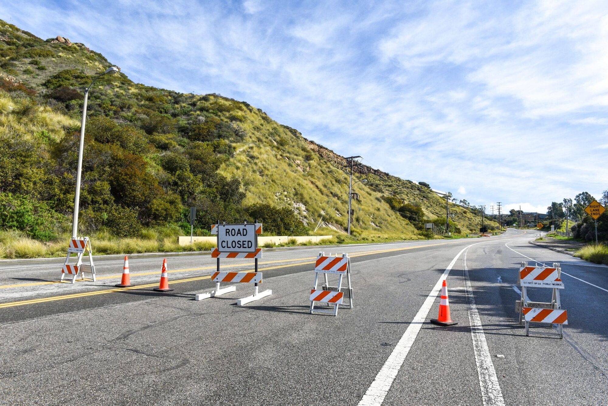 LA Public Works to close Malibu Canyon Friday through Monday for the upcoming rain